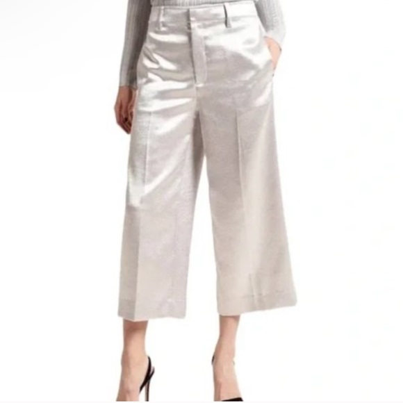 Vince Wide Leg Cropped Trousers - Picture 2 of 8